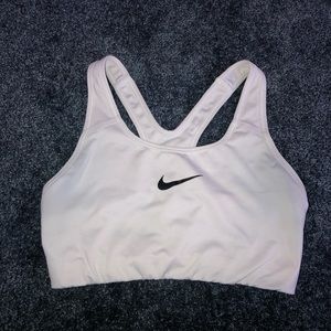 Nike Dri-fit white sports bra